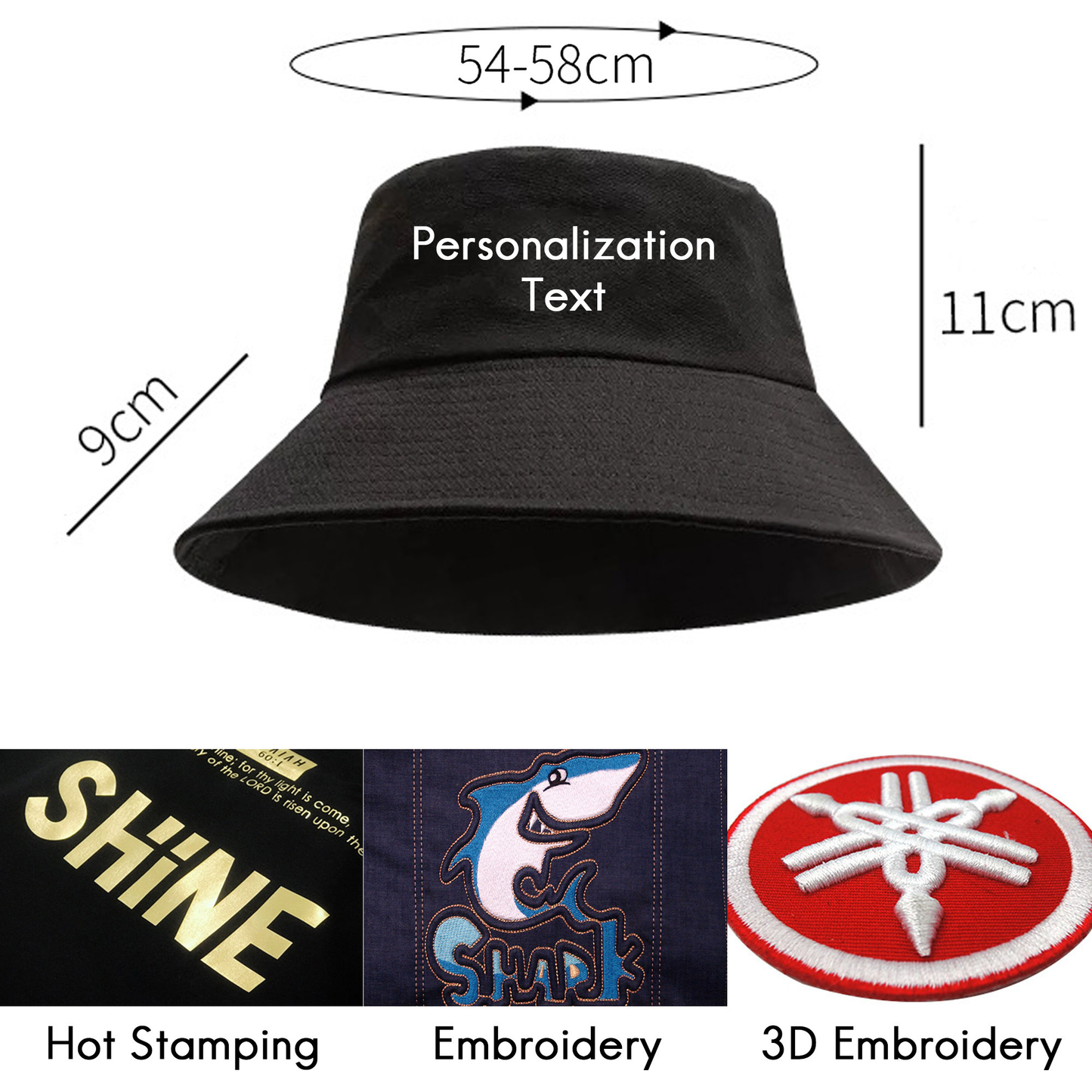 Custom high-quality luxurious sun-protective fisherman hats, outdoor fishing and hunting personalized fisherman hats for men with embroidered logos in summer
