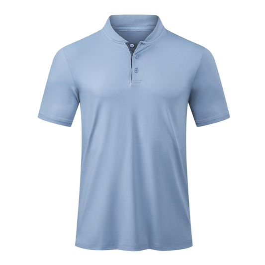 Custom logo Plain Dyed Solid 100 Polyester Quick-dry Slim Fit Moisture Wicking Short Sleeve Blade Collar Golf Polo Shirts