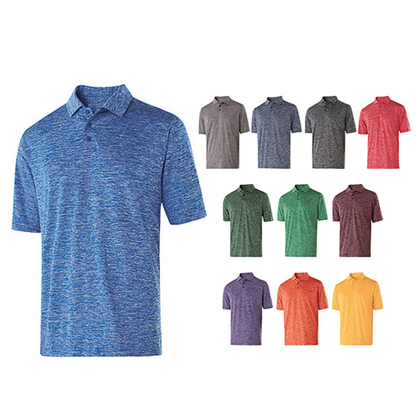 Custom Logo Mens Short Sleeve 3-Button Moisture Wicking Athletic T-Shirts Casual Collared Polo Golf Shirts