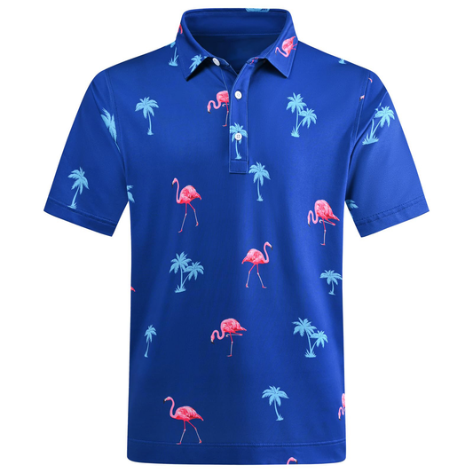 Custom logo 93% Polyester 7% Elastane Moisture Wicking Golf Polo Luxury T-shirts Man