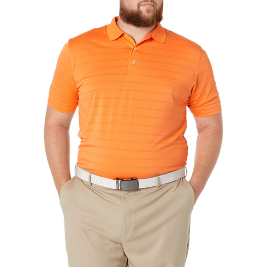 Men's Short Sleeve Performance for Tencel Modal for Polo Golf Shirt Custom Logo Breathable 100% Polyester Striped Knitted Fabric