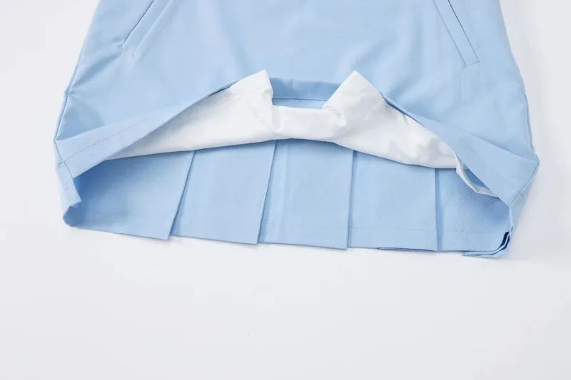 OEM customized high-quality women's tennis skirts, women's tennis outfits, women's wrinkled golf outfits and tennis skirts