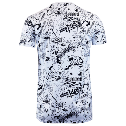Custom Logo Graphic Print Pattern Full Allover Oversize Street Wear Anime t Shirts for Men