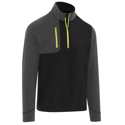 Custom 100% Polyester Brushed Wool Hot Selling Men's Long-sleeved 1/4 Zip Pullover