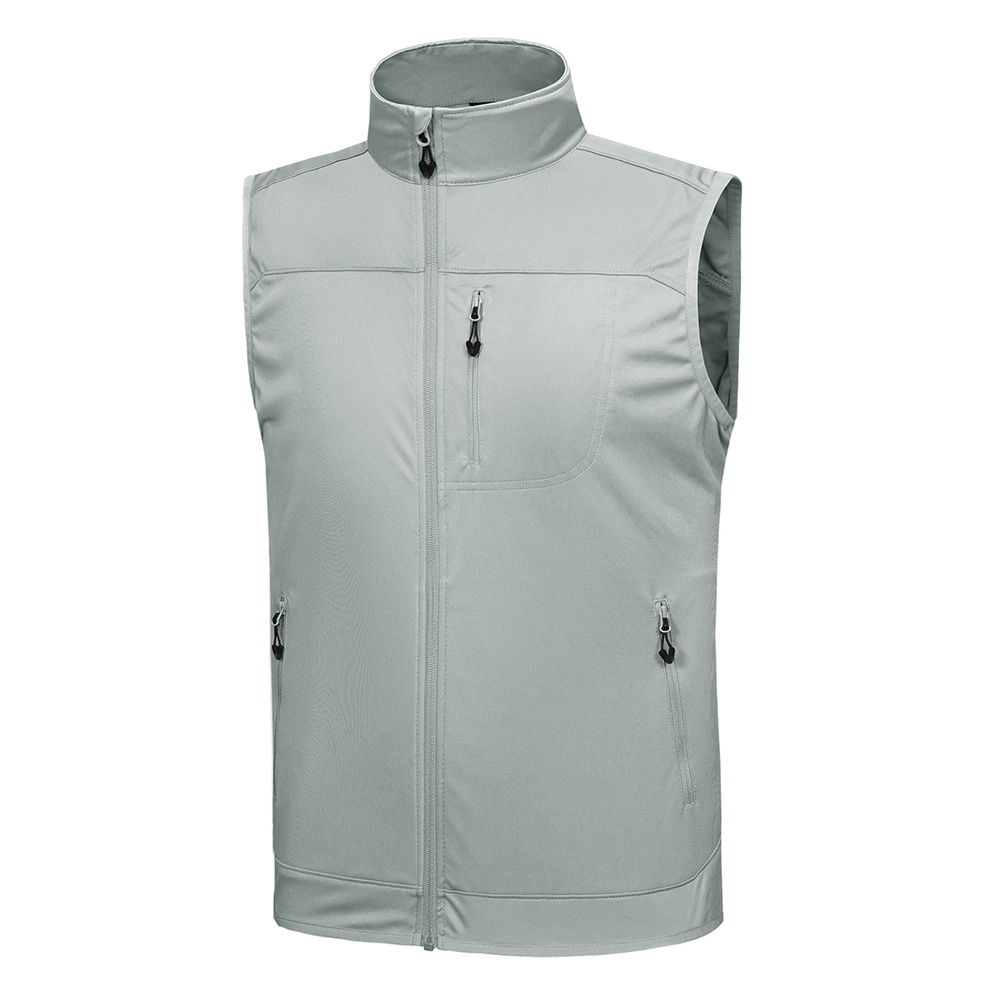 High-quality reversible men's golf jacket outerwear, provided by custom manufacturers, equipped with breathable and rainproof vests
