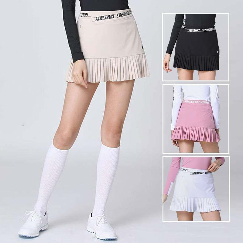 Custom-made women's golf pleated skirts, quick-drying skirts for summer, high-waisted figure-hugging short skirts, breathable golf clothing for outdoor use