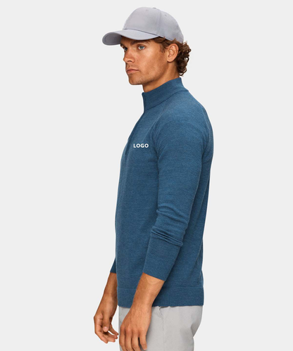 Custom Logo Print Luxury Long Sleeve Vintage Sportswear Quarter Zip Sweatshirts Professional Soft Shell 1/4 Zip Golf Pullover
