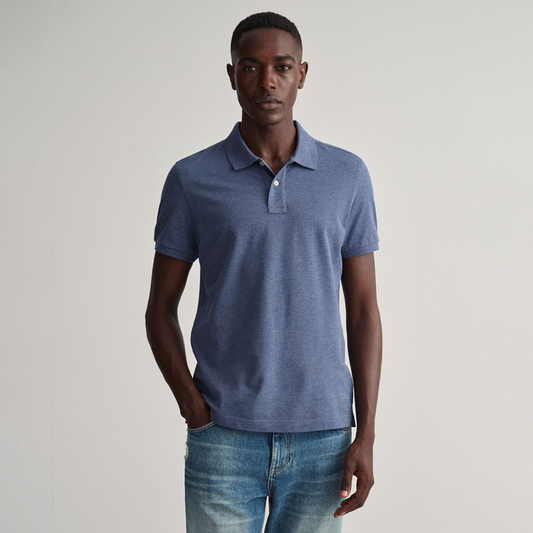 Men's Casual 100% Cotton Pique for Polo Shirt Custom Logo Quick Dry Athletic Short Sleeve Plus Size Slim Fit Moisture Wicking