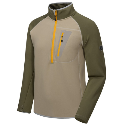 Custom logo Print Sport Long Sleeve Half Zip Running Sweatshirt Golf Pullover for Men