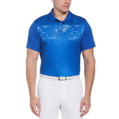 OEM Custom Made Men's Luxury T-shirts 94% Polyester 6% Spandex Embroidered for Polo Golf Clothes with Printed Pattern Knitted