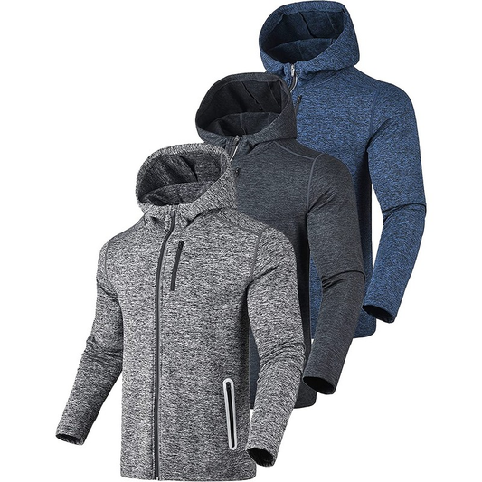 OEM Custom 2022 Men Hooded Zipper Sports Cardigan Stitching Long Sleeved Hoodies
