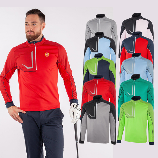 Custom logo Quick Dry Slim Fit Knit Quarter Zip Hoodie Cotton Polyester Spandex Golf Jumper Bamboo Pullover Athletic Sweatshirt