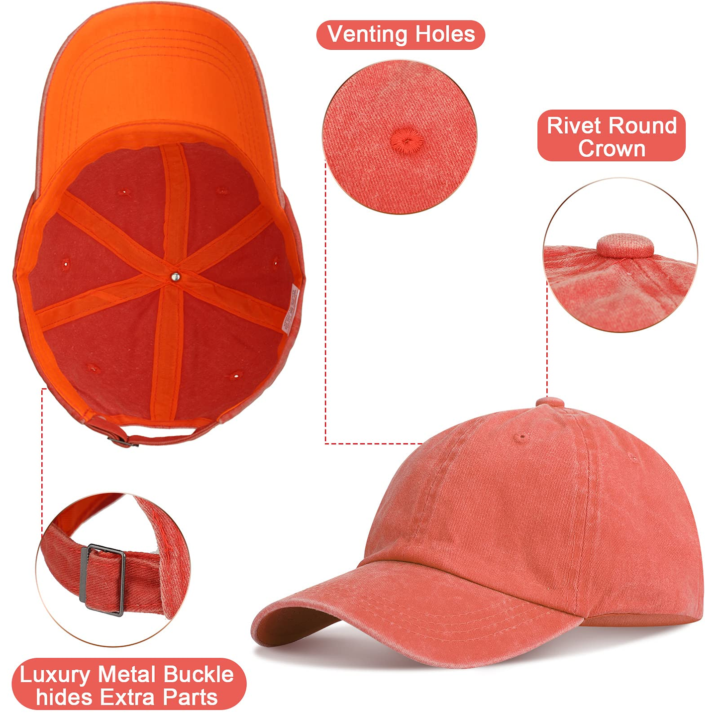 Wholesale factory-designed sports hats with custom logos for running, fitness and golf, men's baseball hats