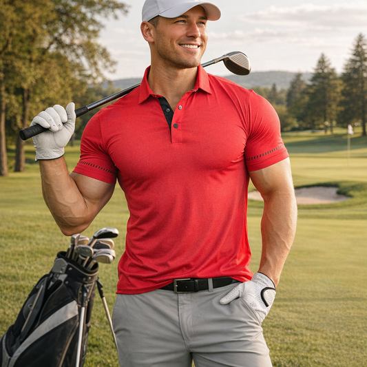 Custom High Quality Short Sleeve Golf Polo Shirt 100% Cotton Quick Drying Casual Style Solid 180 Grams Polo Neck Short