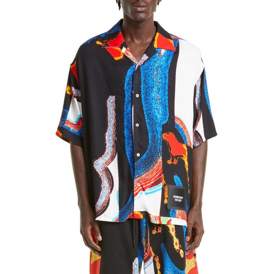 OEM Custom logo Holiday Men's Hot Hawaiian Oversized Short Sleeve Cotton Rayon Premium Quality Hawaiian Shirt Manufacturer