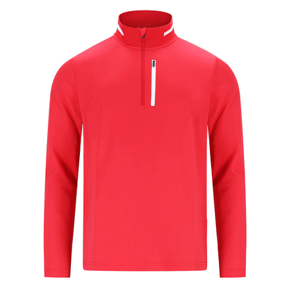 Custom High Quality logo Printed Plain Color Sports Golf Long Sleeve 1/4 Zip Collar With Pocket Pullover Sportswear Sweatshirt