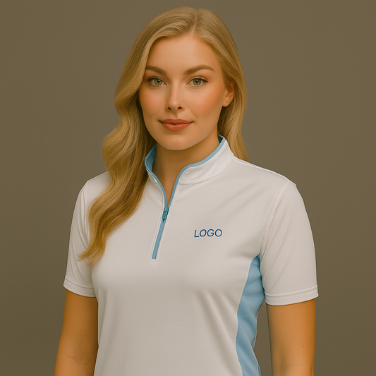 Custom LOGO Loose Breathable Golf Women Golf 1/4 Zip Pullover Quarter Zip Sun protection Athletic Wear Sweatshirt