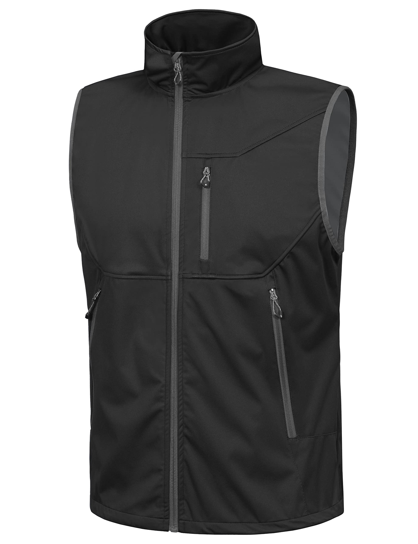 Custom logo vintage lightweight waterproof golf vests, made of nylon and spandex men's clothing, golf raincoats