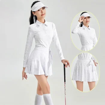Custom logo short-sleeved tops, tennis sport T-shirts for women, breathable jerseys for women, golf clothing, polo shirts(10-12$)