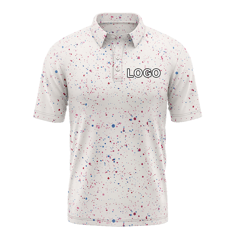 Custom logo Embroidered 92% Polyester 8% Spandex Luxury Performance Golf Tshirts High Quantity Polo Shirt