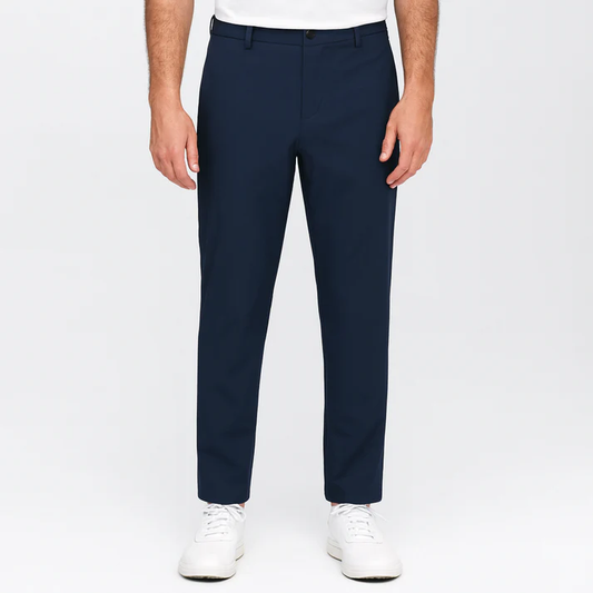 Navy Blue Business Casual Trousers