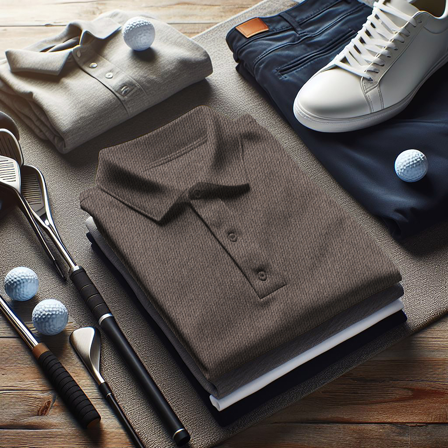 Custom Logo Breathable Short Sleeve Men High Quality Performance Luxury Designer Knit Business Casual Golf Polo T-shirt