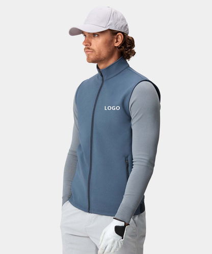 Custom Logo Print Plain Dyed Solid Luxury Blue Sport Golf Long Sleeve 1/4 Quarter Zip Collar Hoodie Pullover Sweatshirts for Men