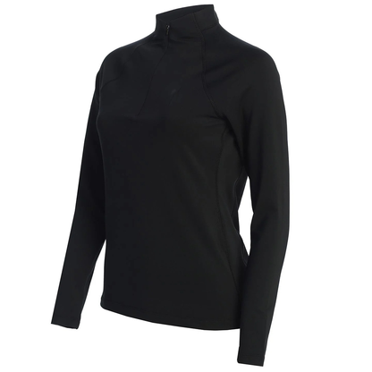 OEM Custom High Quality Embroidered Long Sleeve Quick Drying Plain 1/4 Zipper Half Chest Golf Pullover for Women