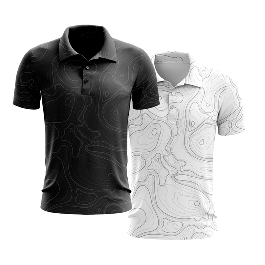 Supplier Custom Logo High Quality Performance Full Print Golf Luxury Polo Shirt for Men Screen Print