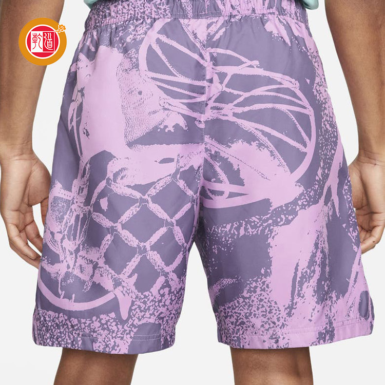 Customized sports polyester pants, men's running and fitness shorts that are casual, solid-colored, waterproof, with pockets for OEM customization and full-body printed designs