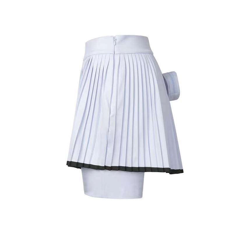 Custom-made 2024 golf short skirts, women's pleated skirts, fashionable printed ribbon skirts for spring and summer, golf clothing