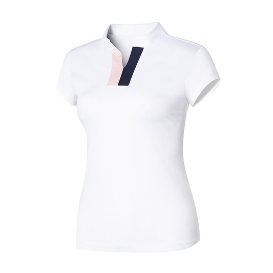 Custom Logo Design Women Golf Polo Shirt Slim Fit Lady Manufacturer Apparel Embroidered Logo Golf Wear Polo Shirts