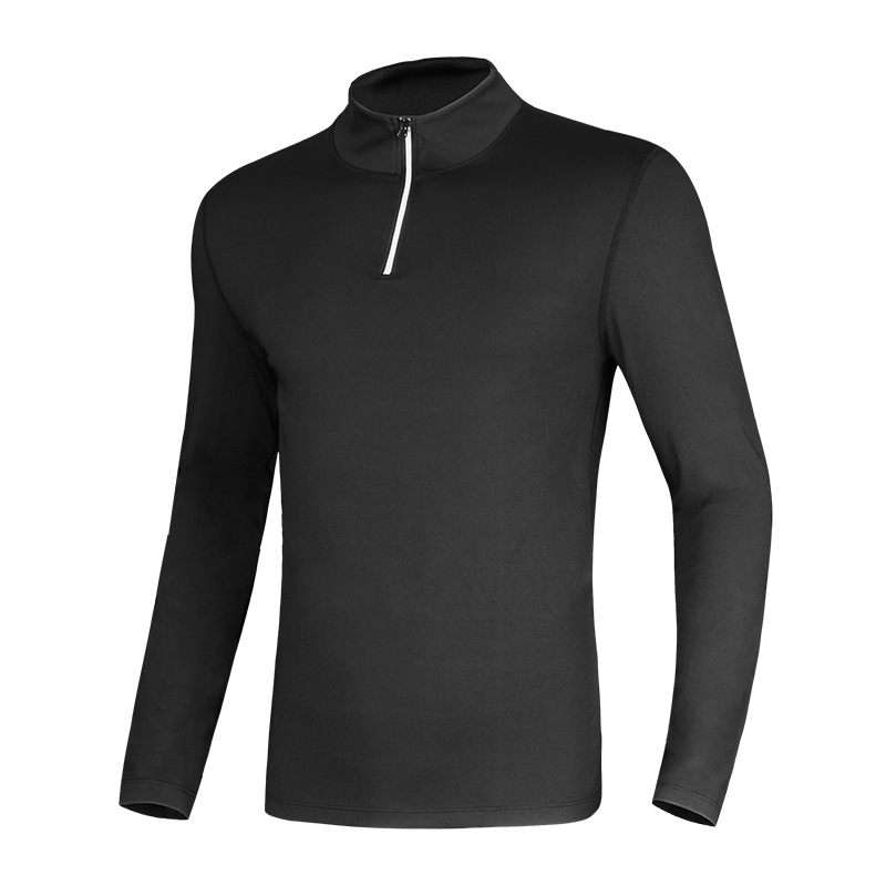 OEM Custom Comfortable Men's Plain Dyed Digital Printing Sport 1/4 Quarter Zip Neck Golf Pullover Sweatshirt