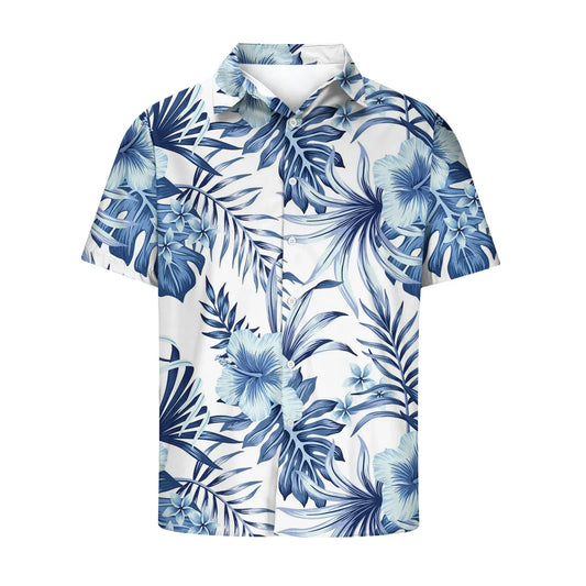 Bulk Custom Oem Custom Men's Hawaiian Floral Sublimation Print Button-down Shirt for Men with Logo Embroidery - Manufacturer Qiandao