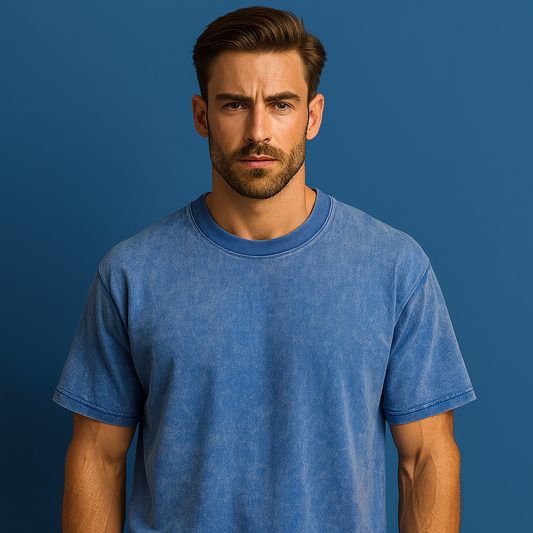 Custom Luxury Fashion Sport Streetwear Oversized Drop Shoulder Men Casual Vintage Washed Black t Shirt