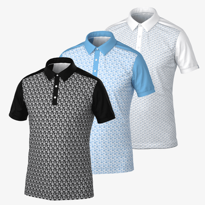 Custom Supplier Printed Men's Summer Performance Golf T-Shirt Quick Drying Casual Design Sublimated Logo Digital Printing Method