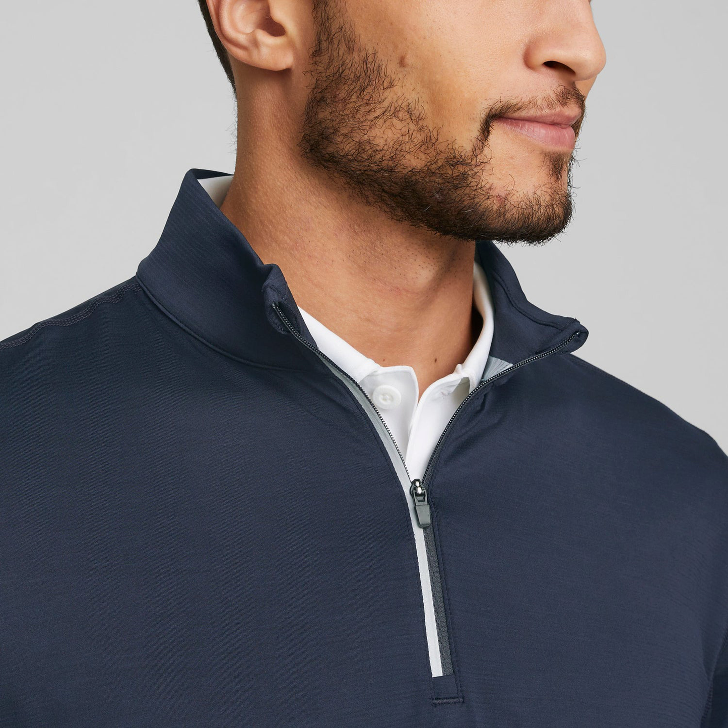 OEM Custom logo High Quality 1/4 Quarter Zip Neck Pullover Men Golf Athletic Sweater Sweatshirt Pullover for Men