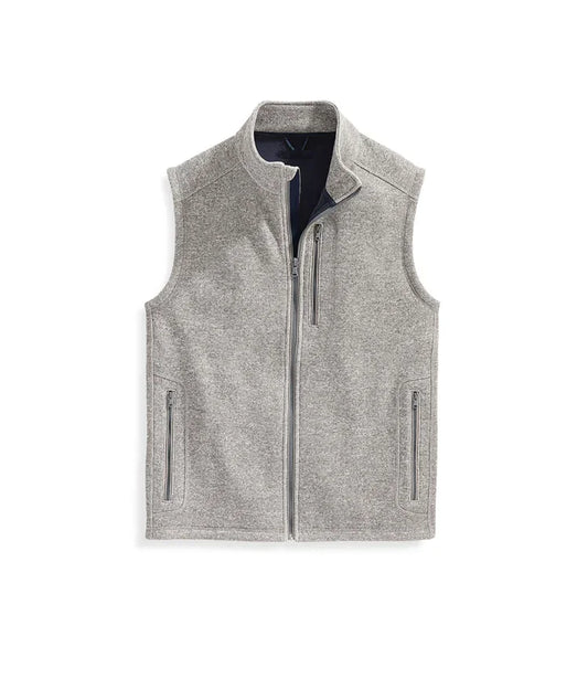 Bulk Custom Customized practical high-quality full-zip sweater wool vests, men's sports vests with Logo Embroidery - Manufacturer Qiandao
