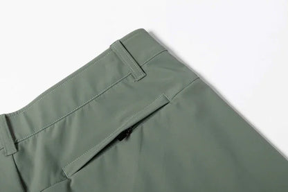 Bulk Custom Qiandao Apparel Light Green Men's Shorts with Comfortable Fit with Logo Embroidery - Manufacturer Qiandao